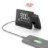 Hama Plus Charge Reloj Despertador Digital con Proyector - Termometro - Higrometro - Funcion de Carga USB-A - Radio - 15x4.5x9.5