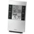 Hama Medidor de Temperatura y Humedad para Interior - Pantalla Digital - Reloj - Alarma - Prevision Meteorologica - Memoria de D