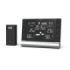 Hama Black Line Plus Estacion Meteorologica - Reloj - Prevision Meteorologica - Sensor Exterior - Radiofrecuencia - Termometro -