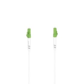 Hama Essential Cable de Fibra Optica Monomodo - Longitud 3m - Transmision hasta 10Gbit/s - Conector LC/APC - Color Blanco