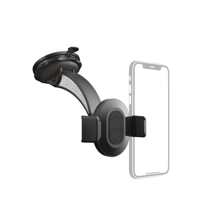 Hama Move Soporte de Coche para Smartphone - Ventosa para Parabrisas - Ancho Dispositivo de 5.5 a 8.5cm - Color Negro