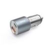 Hama Cargador de Coche 38W - USB-A - USB-C - Pantalla LED - Power Delivery - Qualcomm 3.0 - Color Plata