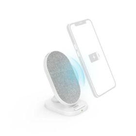 Hama QI-FC10S-Fab Cargador Inalambrico - Potencia 10W - USB-C - Indicador LED - Carga Rapida - Color Blanco