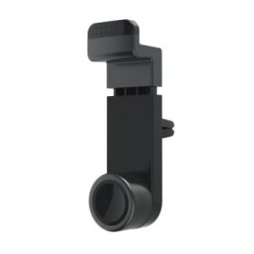Hama Flipper Soporte de Coche para Smartphone - Pinza para Rejilla - Ancho Dispositivo de 4.8 a 9cm - Color Negro