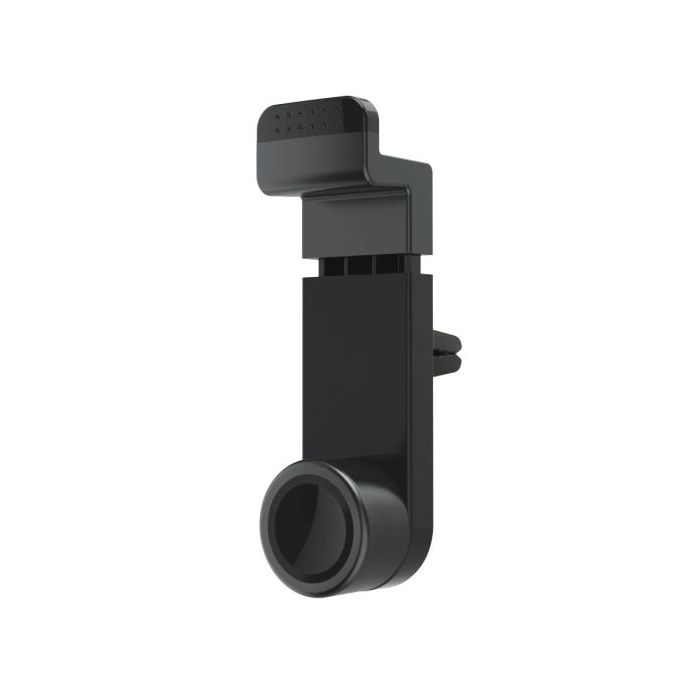 Hama Flipper Soporte de Coche para Smartphone - Pinza para Rejilla - Ancho Dispositivo de 4.8 a 9cm - Color Negro