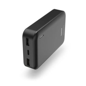 Hama Bateria Externa Powerbank 10000mAh - Polimero de Litio - USB-C - USB-A - Carga Rapida - 2 Conexiones de Salida - Indicador