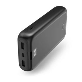 Hama Bateria Externa Powerbank 24000mAh - Polimero de Litio - USB-C - USB-A - Carga Rapida - 3 Conexiones de Salida - Pantalla D