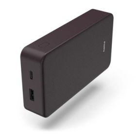 Hama Colour 20 Bateria Externa Powerbank 20000mAh - Polimero de Litio - USB-C - USB-A - Carga Rapida - Indicador LED de Carga -