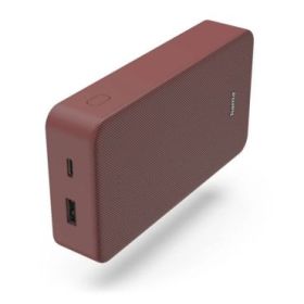 Hama Colour 20 Bateria Externa Powerbank 20000mAh - Polimero de Litio - USB-C - USB-A - Carga Rapida - Indicador LED de Carga -