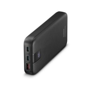 Hama Power Pack Bateria Externa Powerbank 10000mAh - Polimero de Litio - USB-C - USB-A - Power Delivery - Pantalla Digital - Ind