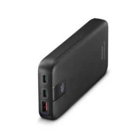 Hama Bateria Externa Powerbank 20000mAh - Polimero de Litio - USB-C - USB-A - Power Delivery - 3 Conexiones de Salida - Pantalla