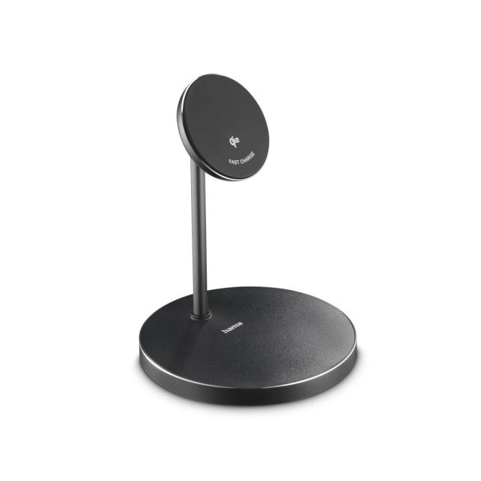 Hama Qi2 Cargador Inalambrico - 15W - USB-C - Carga Rapida - Color Negro