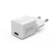 Hama Cargador de Pared - Potencia 30W - USB-C - GaN - Power Delivery - Qualcomm - Color Blanco