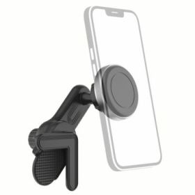 Hama Soporte Smartphone para Tesla Model 3 / y - Peso Max 200g - Universal - Revestimiento de Goma - Color Negro y Plata