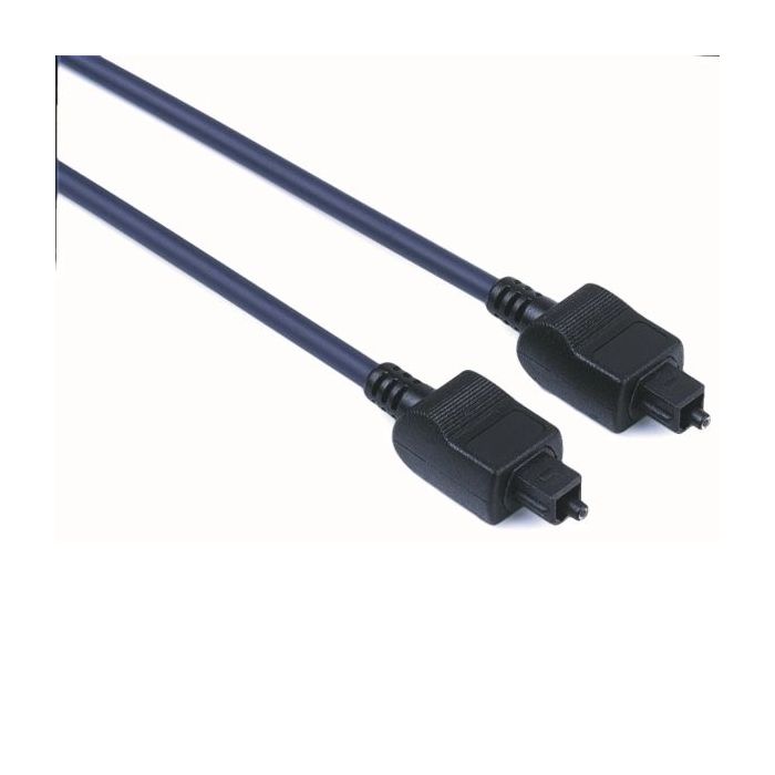 Hama Entry Cable de Fibra Optica para Audio - Longitud 1.5m - Toslink Macho - Color Negro