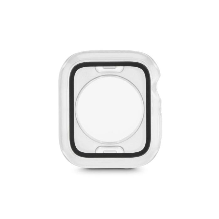 Hama Essential Protector de Pantalla para Apple Watch - 44mm - Vidrio de Seguridad - Proteccion 360º - Color Transparente