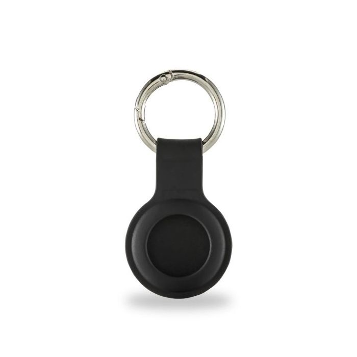 Hama Essential Funda para AirTag - Silicona Antiadherente - Color Negro
