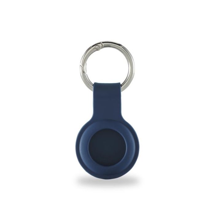 Hama Essential Funda para AirTag - Silicona Antiadherente - Color Azul