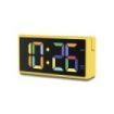 Hama Ibiza Reloj Despertador Digital - Pantalla Multicolor - Funcion de Carga USB-A - Funcion de Repeticion de Alarma - 15x3.5x7