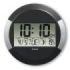 Hama Ischia Reloj de Pared Digital - Termometro - Visualizacion de Fases Lunares - Zona Horaria Ajustable - Radio - 24.5x1.5cm -