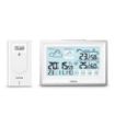 Hama Bahama S Estacion Meteorologica - Reloj - Prevision Meteorologica - Sensor Exterior - Radiofrecuencia - Termometro - Higrom