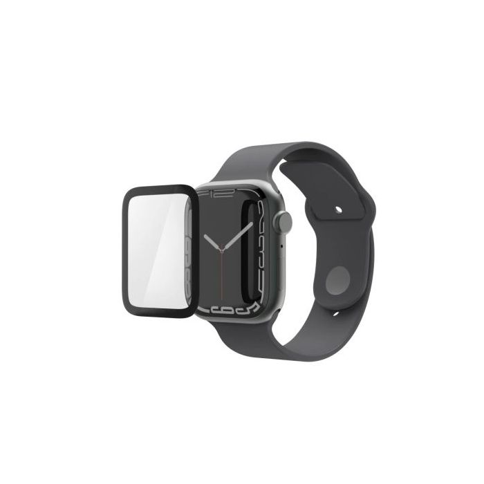 Hama Super Hybrid Protector de Pantalla para Apple Watch - 44mm - Antihuellas - Flexiglas rPET - Color Transparente
