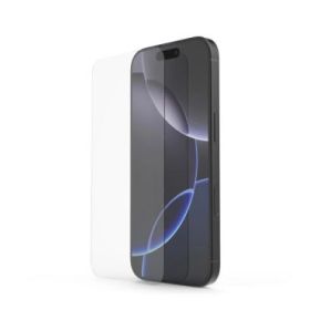 Hama Clear Protect Protector de Pantalla para iPhone 16 Pro Max - Antihuellas - Vidrio de Seguridad - Grado de Dureza 9H - Color