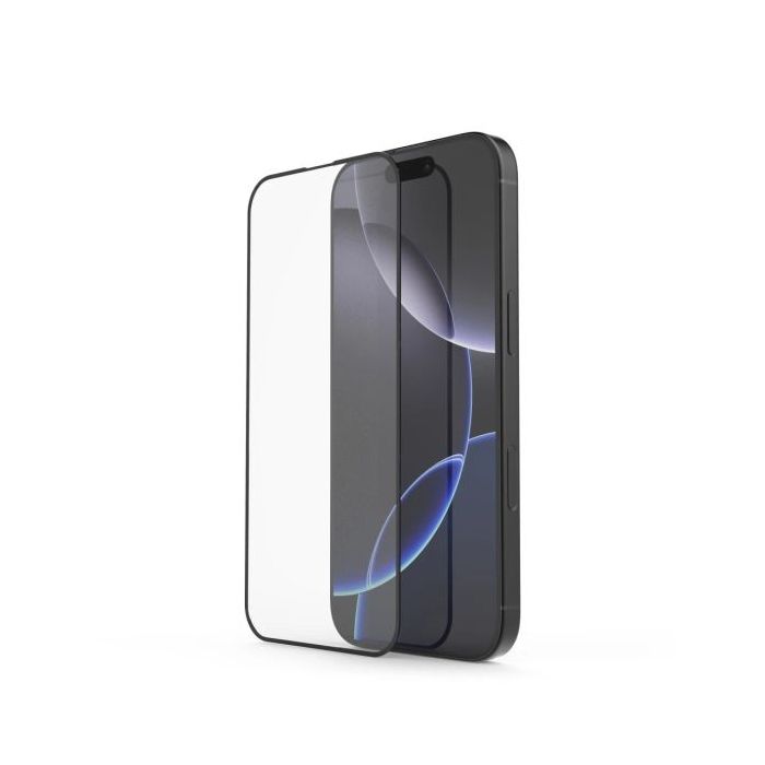 Hama Cristal Protector para iPhone 16 - Vidrio Templado - Antihuellas - Grado de Dureza 10H - Proteccion D3O - Color Transparent