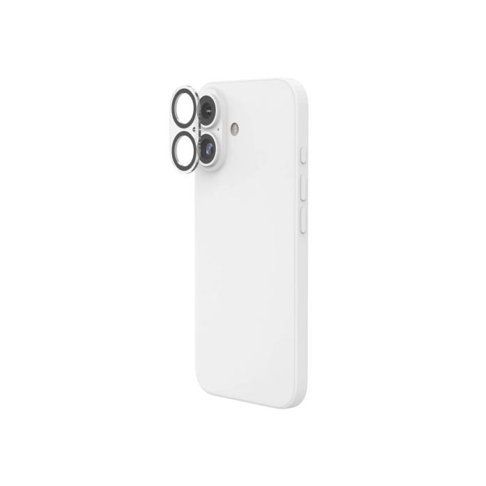 Hama Cam Protect Protector de Camara para iPhone 16 / 16 Plus - Vidrio Templado - Color Transparente