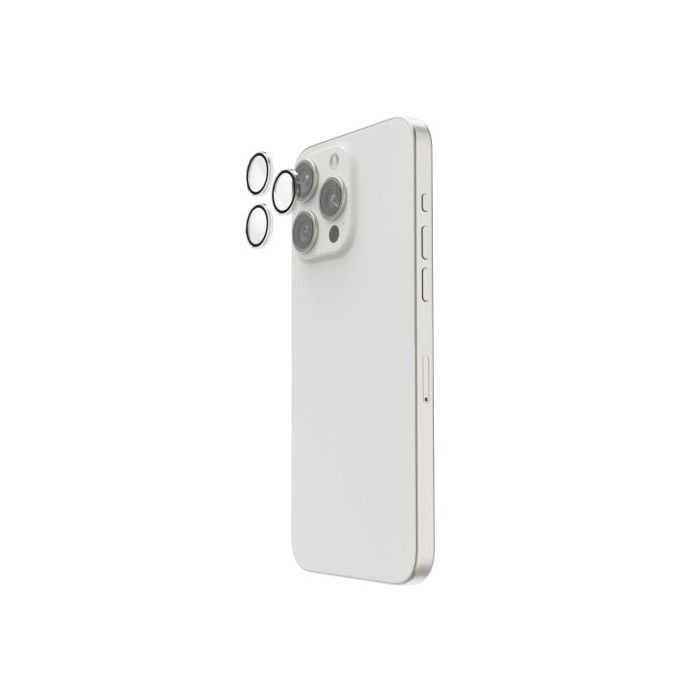 Hama Lens Protect Protector de Pantalla para iPhone 16 Pro - Vidrio Templado - Color Transparente