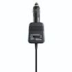 Hama Fuente de Alimentacion para Coche 12W - Pantalla LED - Indicador LED - Voltaje Variable - Color Negro