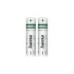 Hama Pack de 2 Pilas Recargables AAA - NiMH - Voltaje 1.2V - 1000mAh - Color Blanco