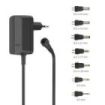 Hama Fuente de Alimentacion Multidispositivo - Potencia 3.6W - Voltaje 12V - Indicador LED - 7 Adaptadores - Intensidad Maxima 0