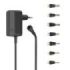 Hama Fuente de Alimentacion Multidispositivo - Potencia 7.2W - Indicador LED - 7 Adaptadores - Intensidad Maxima 0.6A - Voltaje