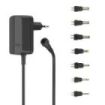 Hama Fuente de Alimentacion Multidispositivo - Potencia 7.2W - Indicador LED - 7 Adaptadores - Intensidad Maxima 0.6A - Voltaje