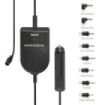 Hama Fuente de Alimentacion para Coche 36W - Conector 12V - Indicador LED - Voltaje Variable - Conectores Surtidos - Color Negro