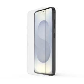Hama Clear Protect Protector de Pantalla para Samsung Galaxy S25 - Antihuellas - Vidrio de Seguridad - Grado de Dureza 9H - Colo