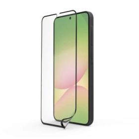 Hama Super Hybrid Protector de Pantalla para Samsung Galaxy A56 5G - Antihuellas - Flexiglas rPET - Grado de Dureza 9H - Protecc