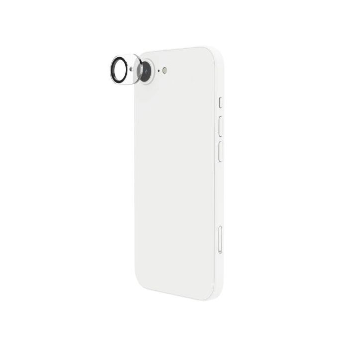 Hama Cam Protect Protector de Camara para iPhone 16E - Vidrio Templado - Color Transparente