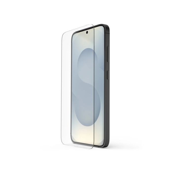 Hama Clear Protect Protector de Pantalla para Samsung Galaxy S25 Edge - Antihuellas - Vidrio de Seguridad - Grado de Dureza 9H -