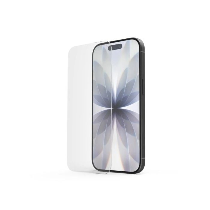 Hama Clear Protect Protector de Pantalla para iPhone 17 - Antihuellas - Base de Montaje - Vidrio de Seguridad - Grado de Dureza