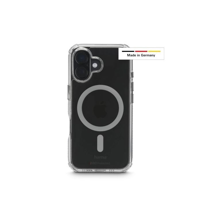 Hama Extreme Protect Funda para iPhone 17 - Magnetico - Antideslizante - Policarbonato - Proteccion D3O - Bordes Elevados - Colo