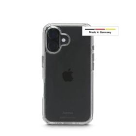 Hama Extreme Protect Funda para iPhone 17 - Antideslizante - Policarbonato - Proteccion D3O - Bordes Elevados - Color Transparen