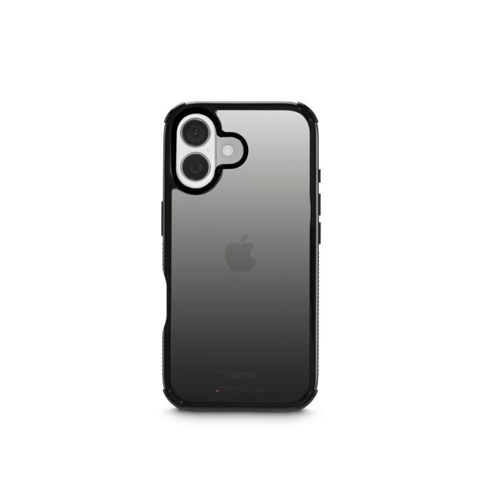 Hama Extreme Protect Funda para iPhone 17 - Antideslizante - Policarbonato - Proteccion D3O - Bordes Elevados - Color Negro
