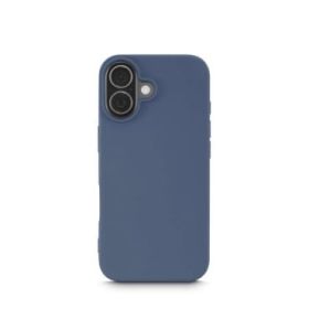 Hama Fantastic Feel Funda para iPhone 17 - Antiadherente Anti-Suciedad - Poliuretano Termoplastico - Bordes Elevados - Color Azu