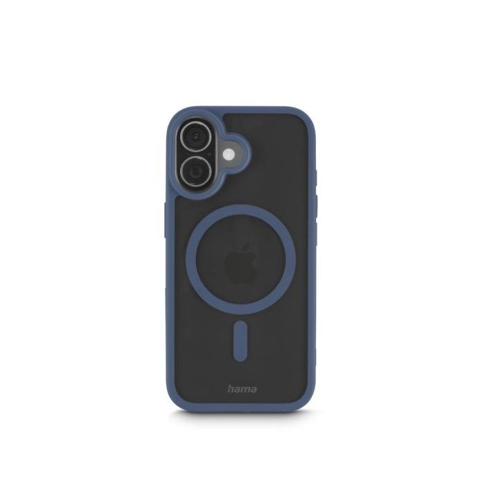 Hama Frame Protect Funda para iPhone 17 - Antideslizante - Magnetico - Policarbonato y Poliuretano Termoplastico - Bordes Elevad