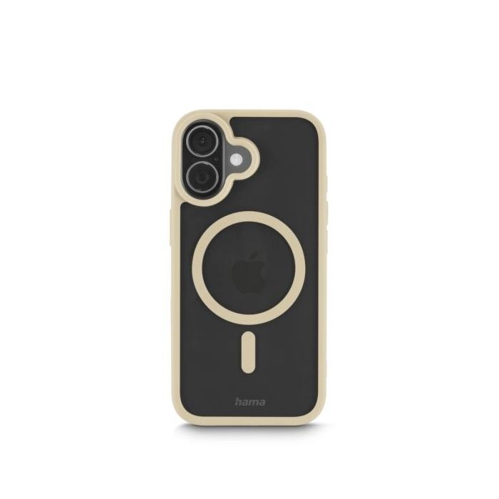 Hama Frame Protect Funda para iPhone 17 - Antideslizante - Magnetico - Policarbonato y Poliuretano Termoplastico - Bordes Elevad