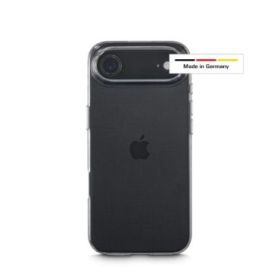 Hama Always Clear Funda para iPhone Air - Antideslizante - Poliuretano Termoplastico - Bordes Elevados - Color Transparente