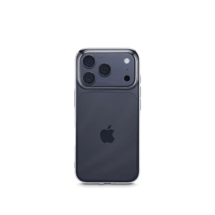 Hama Slim Protect Funda para iPhone 17 Pro - Antiamarilleo - Policarbonato - Bordes Elevados - Color Transparente