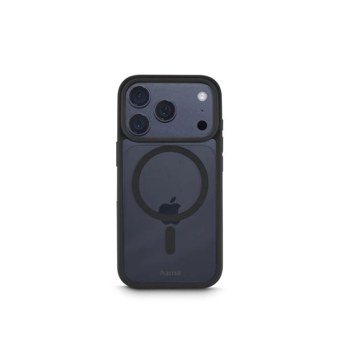 Hama Frame Protect Funda para iPhone 17 Pro - Antideslizante - Magnetico - Policarbonato y Poliuretano Termoplastico - Bordes El